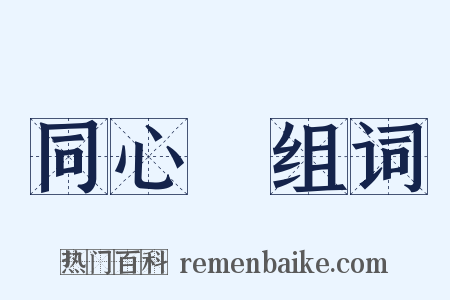 同心圓组词是什么意思的图片